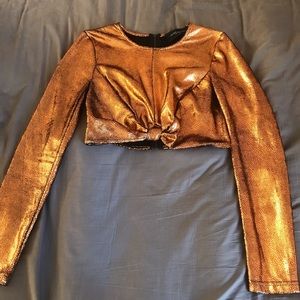 AKIRA long sleeve crop top M